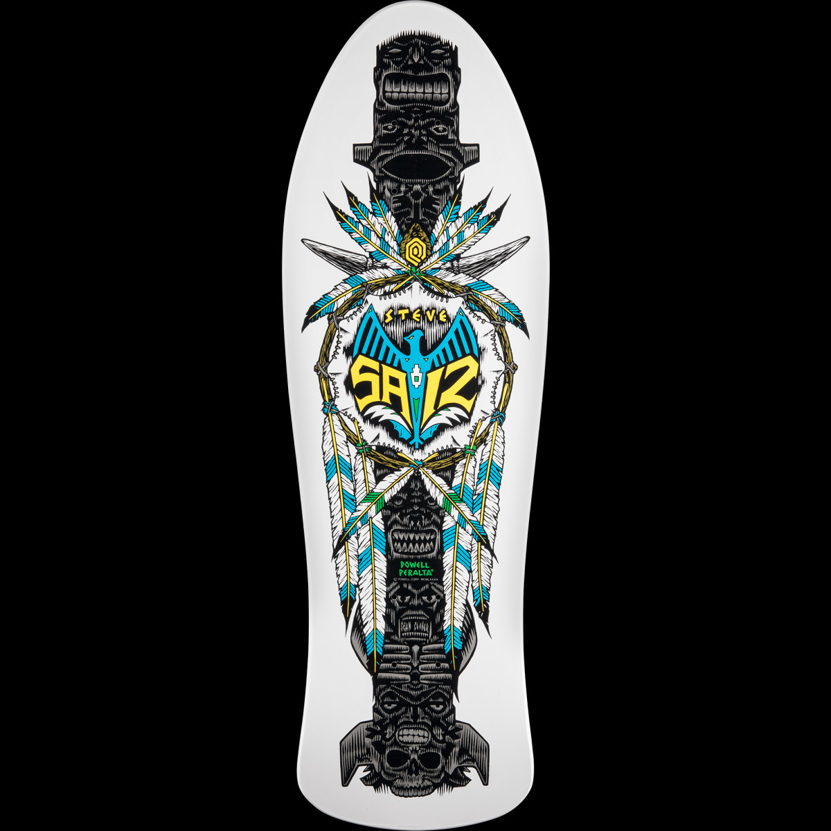 Powell Peralta Saiz Totem White deck