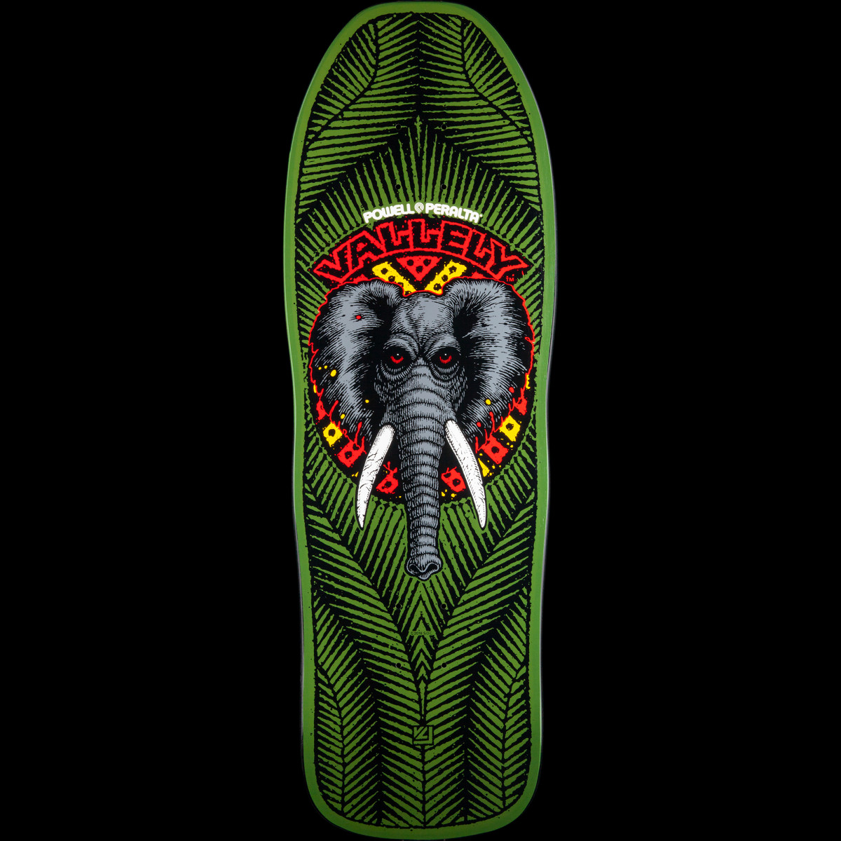 Powell Peralta Vallely Elephant GREEN deck