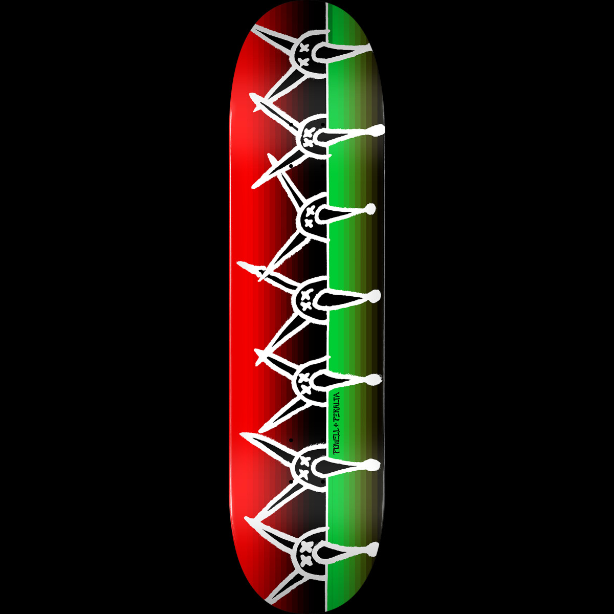 Powell Peralta Vato Rat Band Red/Green - Shape 248 deck