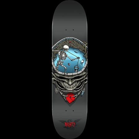 Powell Peralta Pro Mighty Pool Gray - Shape 244 deck