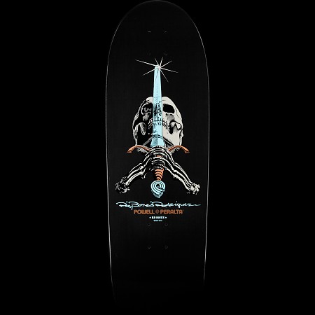 Powell Peralta Rodriguez Skull and Sword Black deck