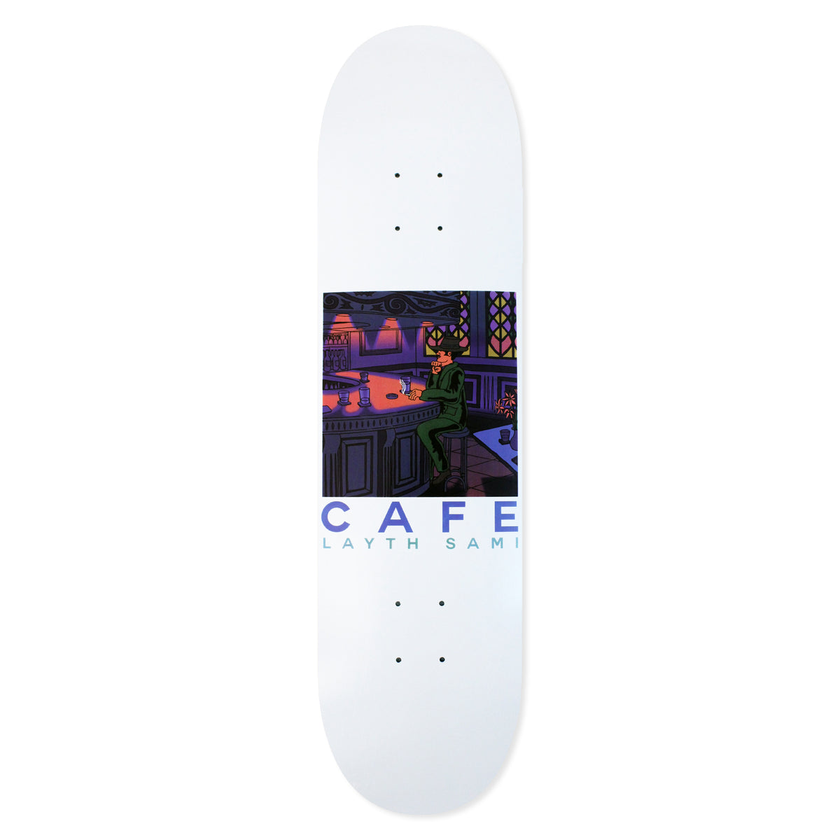 Skateboard Cafe Barfly (White) deck