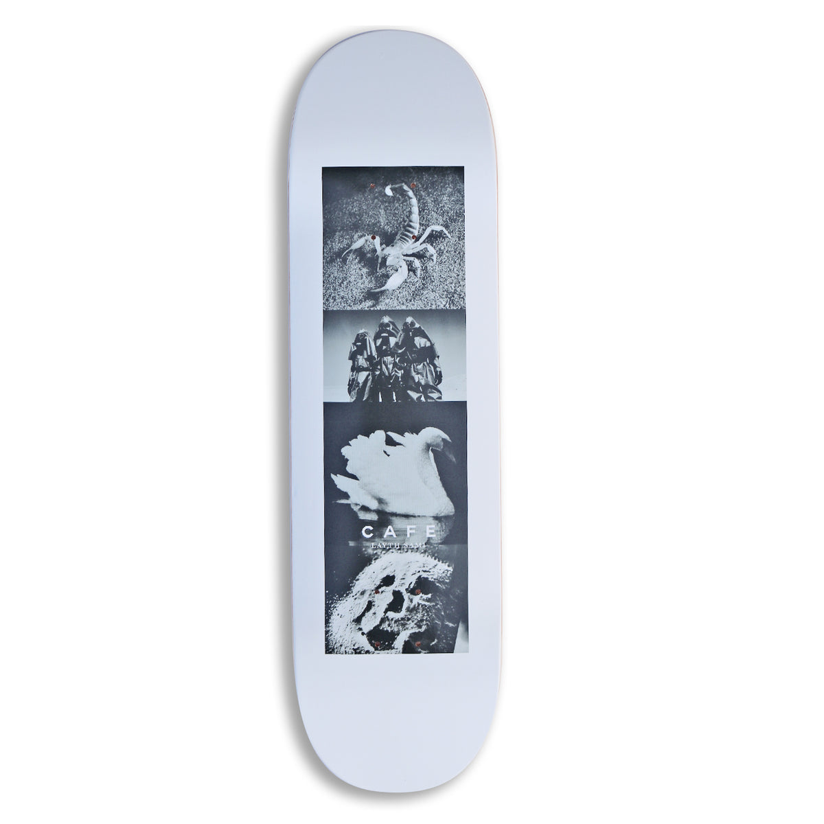 Skateboard Cafe Layth Sami Swan (White) deck