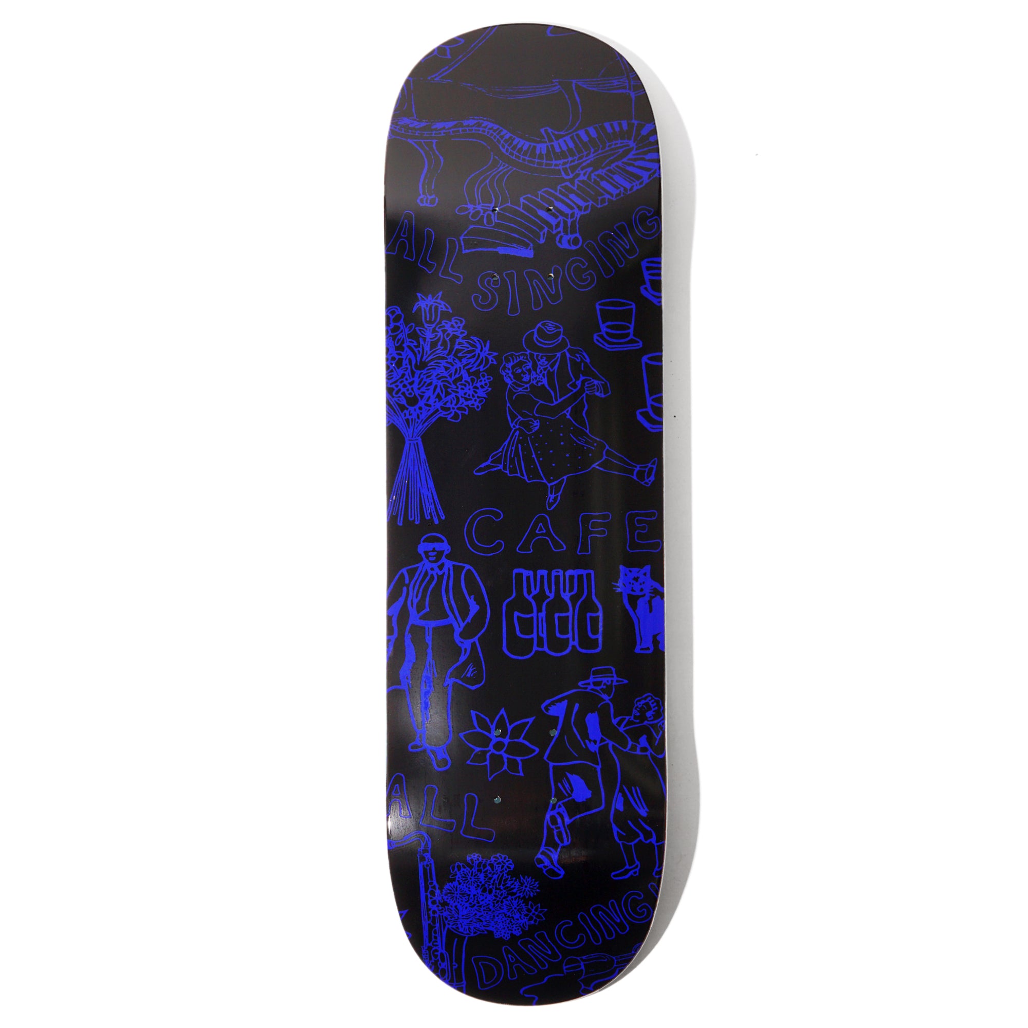 Skateboard Cafe 8.25 Gaurab Sketches C2 Shape Black deck