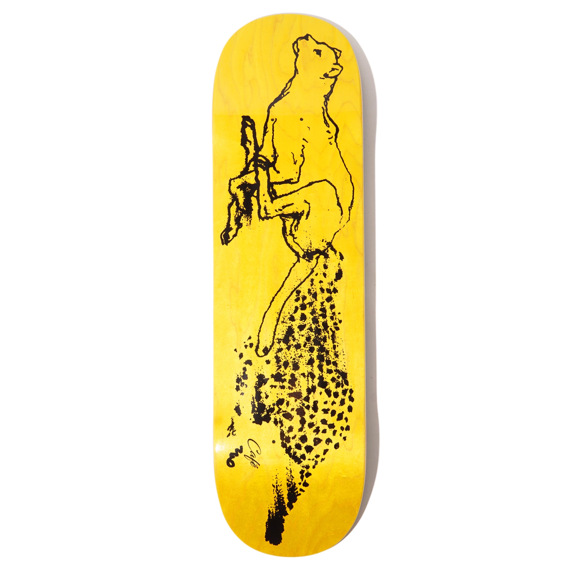 Skateboard Cafe 8.7 Catch Me If You Can C2 Shape Yellow deck