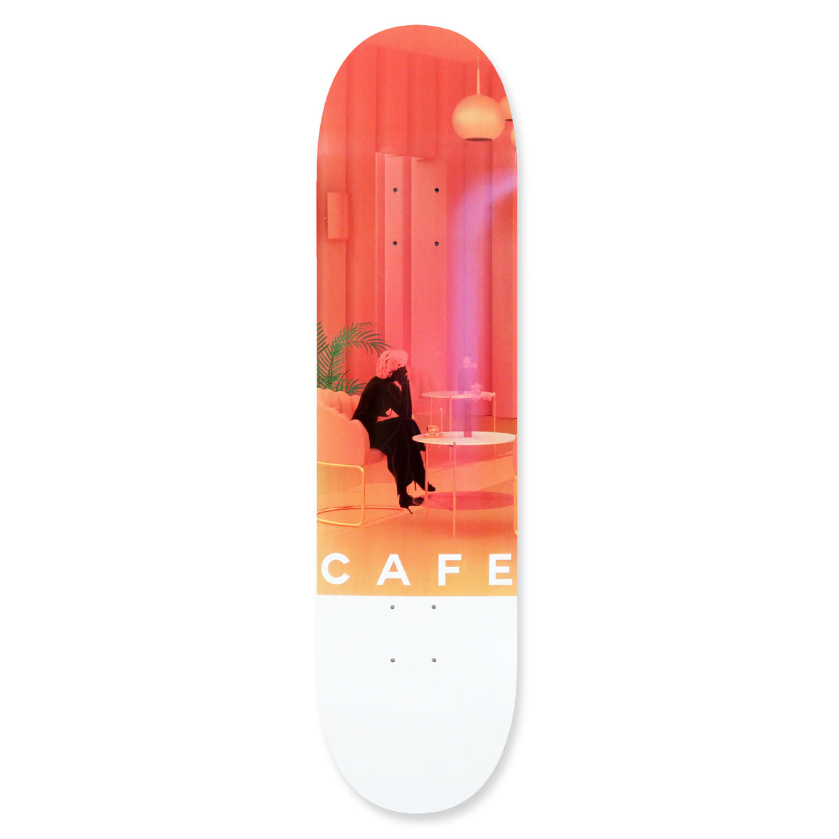 Skateboard Cafe Unexpected Beauty Pink deck