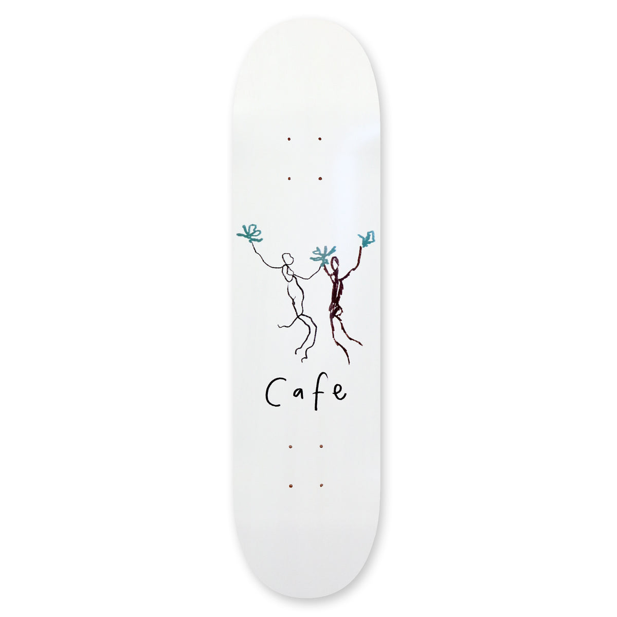 Skateboard Cafe Unity White deck