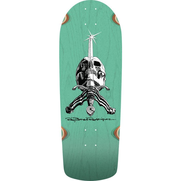 Powell Peralta Powell OG Snub Rodriguez ' 10 271 FK1 LT Teal Stain deck