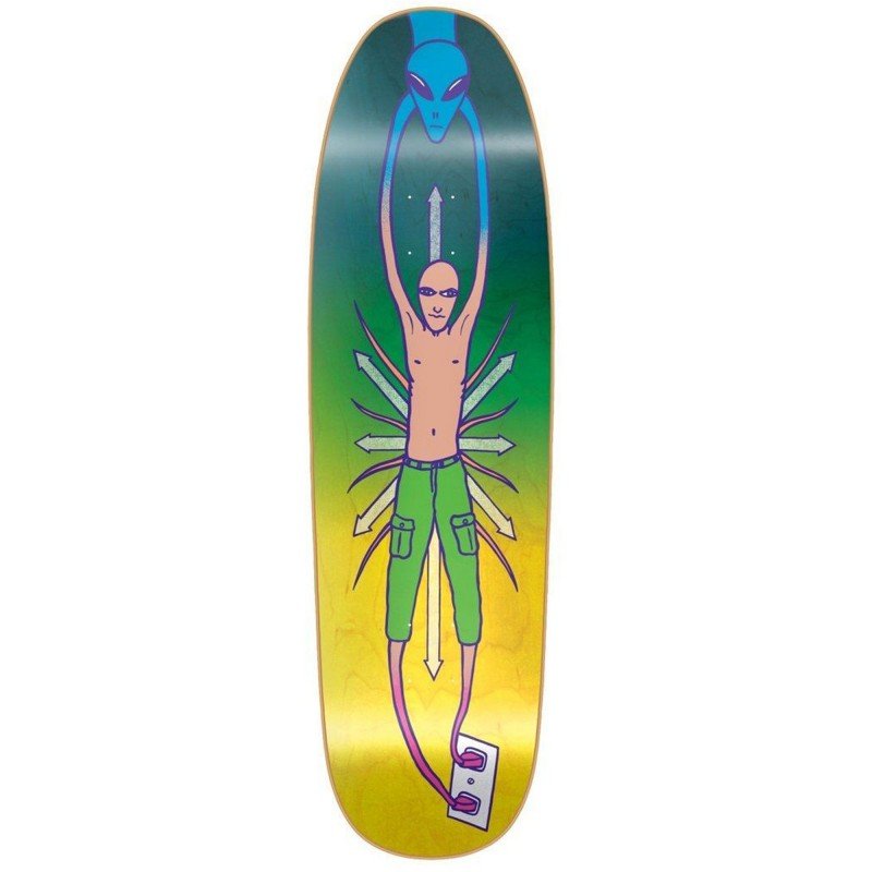 New Deal Vallely Alien Neon Heat Transfer deck