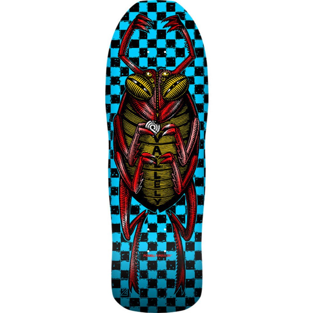 Powell Peralta Mike Vallely Bug Blue Red Foil deck