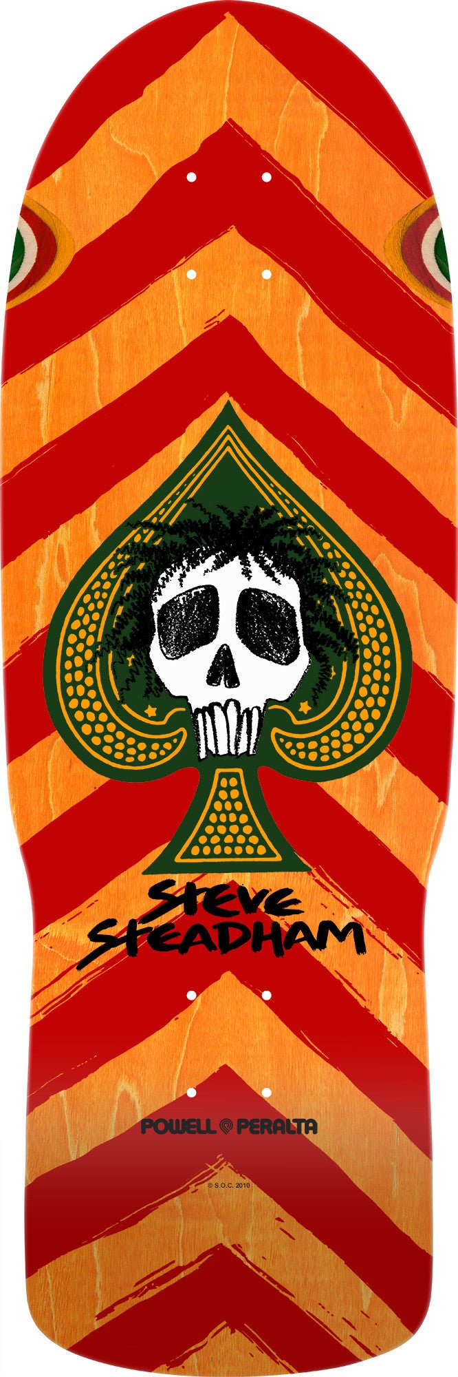 Powell Peralta Steadham Skull & Spade Orange Stain deck