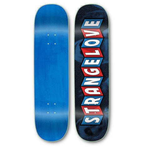 Strangelove Carousel Logo (Blue) deck
