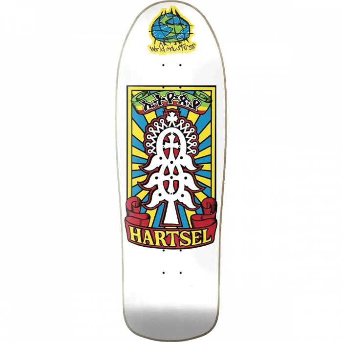 World Industries Jeff Hartsel Yout Model Shape Heat Transfer deck