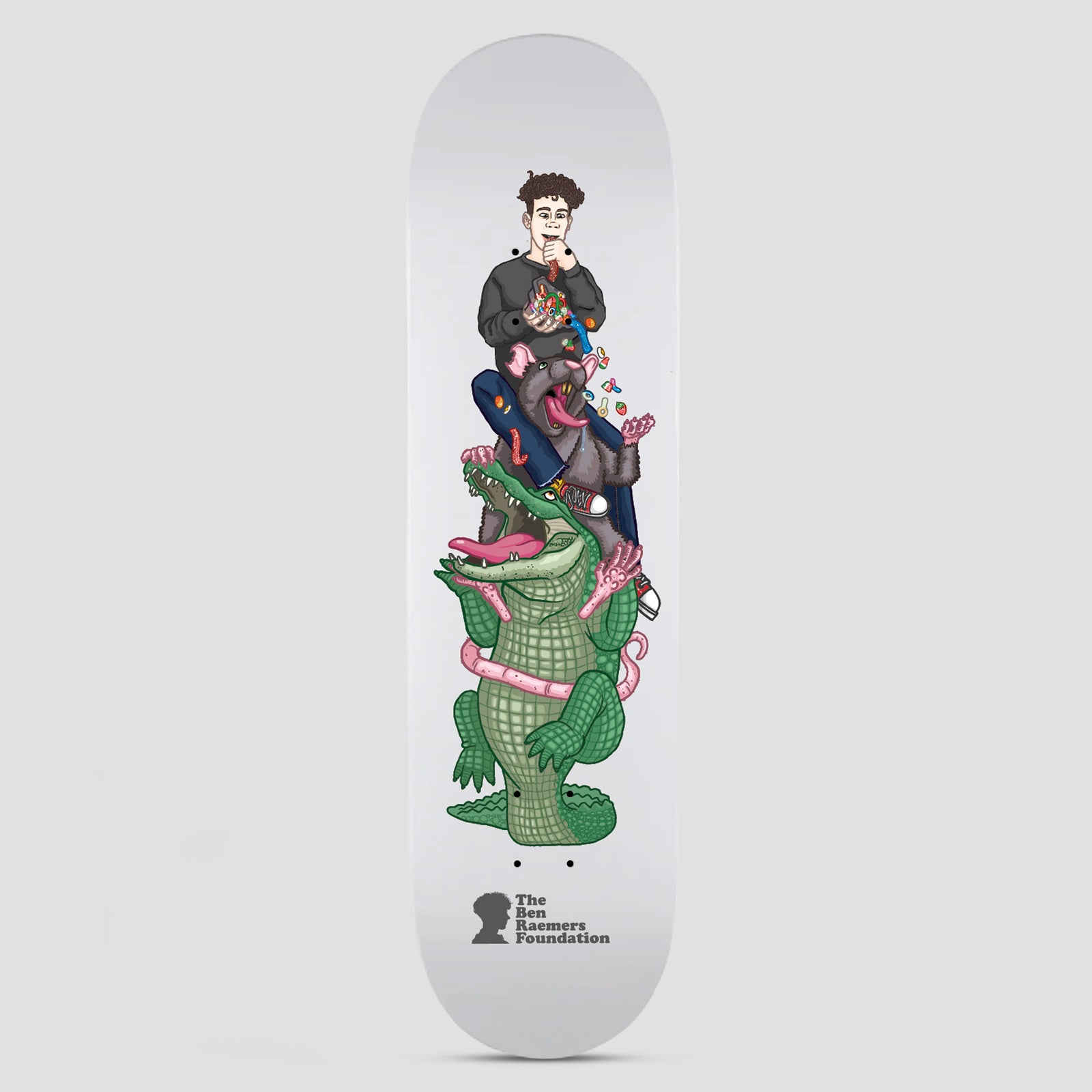 Slam City Ben Raemers Foundation x Slam City x Lost Art 8.25 deck