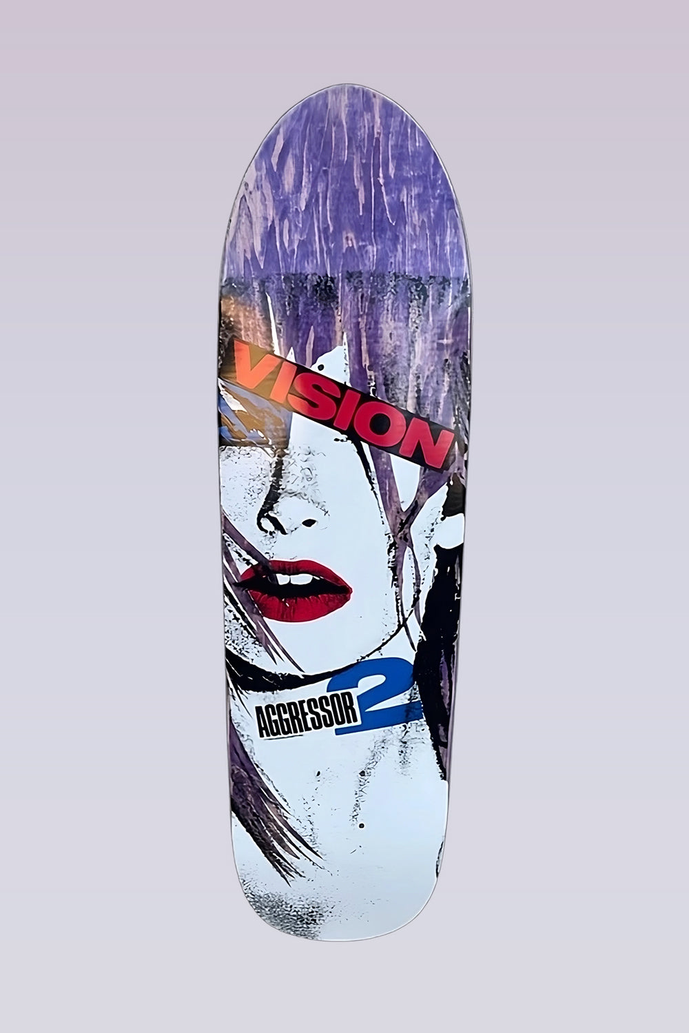 Vision Street Wear Aggressor 2 - Modern Shaped - Purple Stain deck