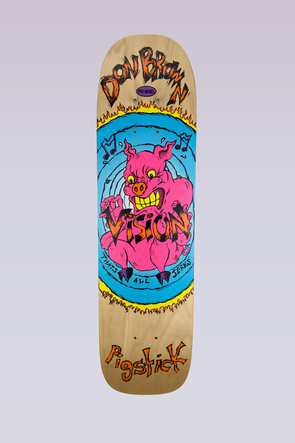 Vision Street Wear Don Brown Pig Stick OG - Natural deck