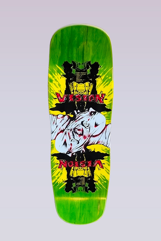 Vision Street Wear Double Vision - Lime Stain deck