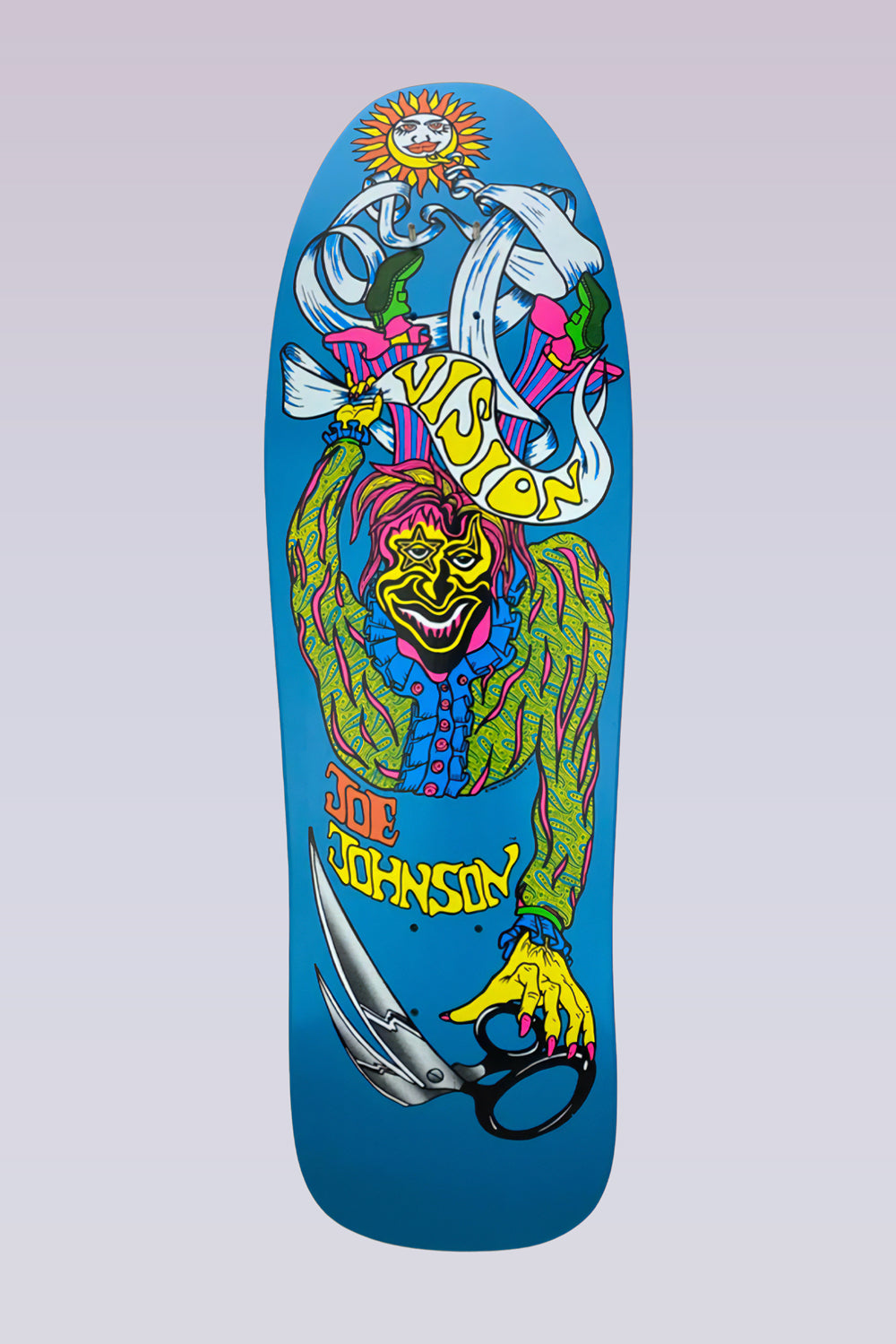 Vision Street Wear Joe Johnson Scissors - Turquoise Dip deck
