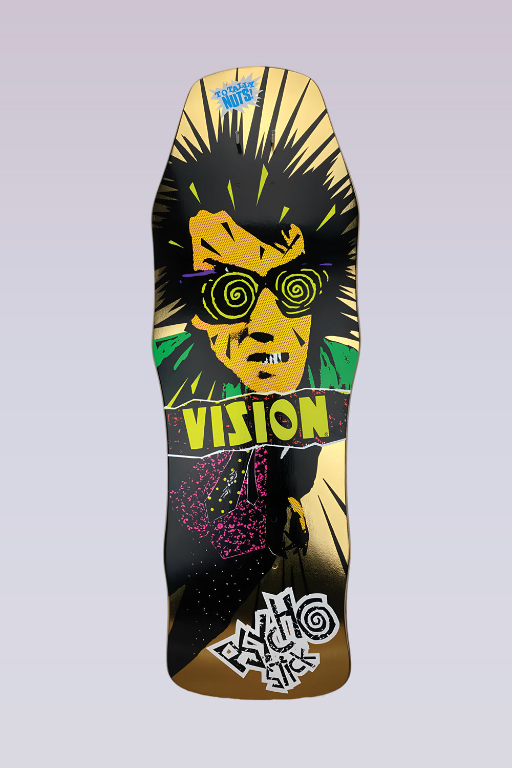 Vision Street Wear Original Psycho Stick (Limited) - Gold Foil deck