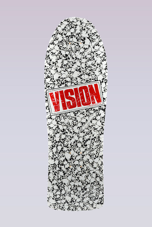 Vision Street Wear Punk Skull - White deck