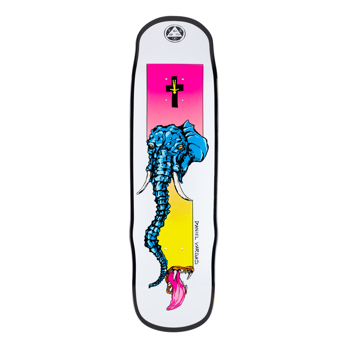 Welcome Daniel Vargas Tusk on Effigy - White/Black - 8.8 deck