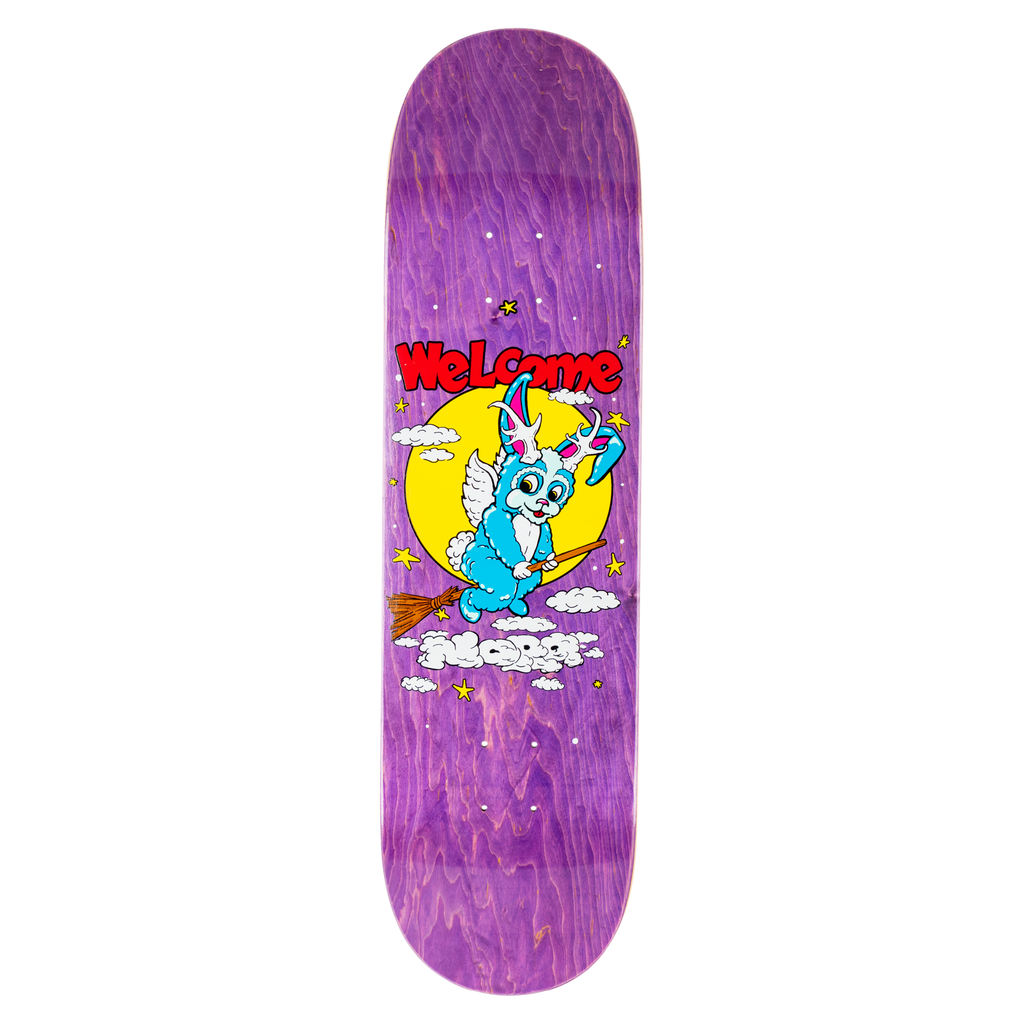 Welcome Nora Vasconcellos Full Moon on Popsicle - Purple Stain deck
