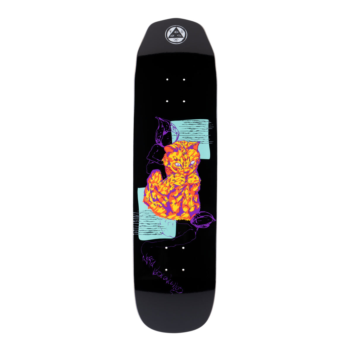 Welcome Loo Dood on Wicked Princess - Black - 8.125 deck