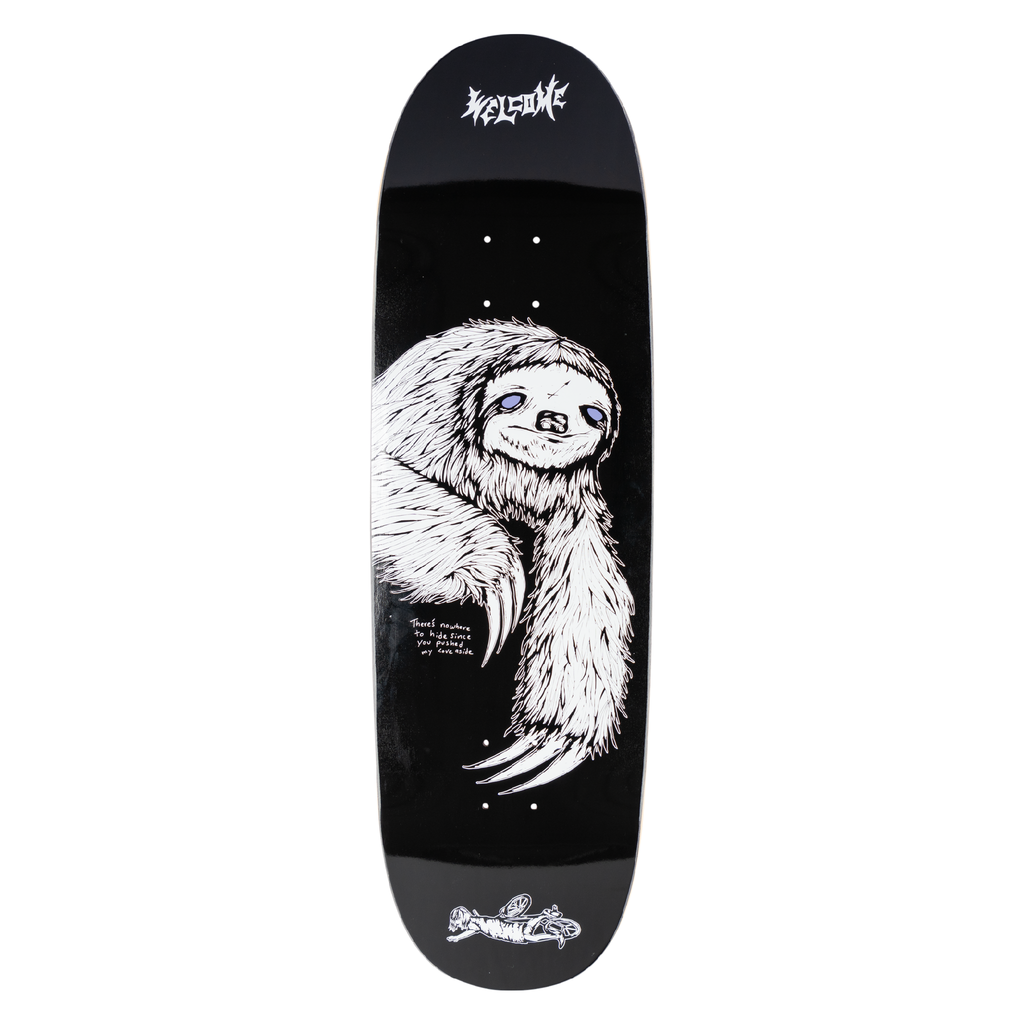 Welcome Sloth on Boline 2.0 - Black/White deck