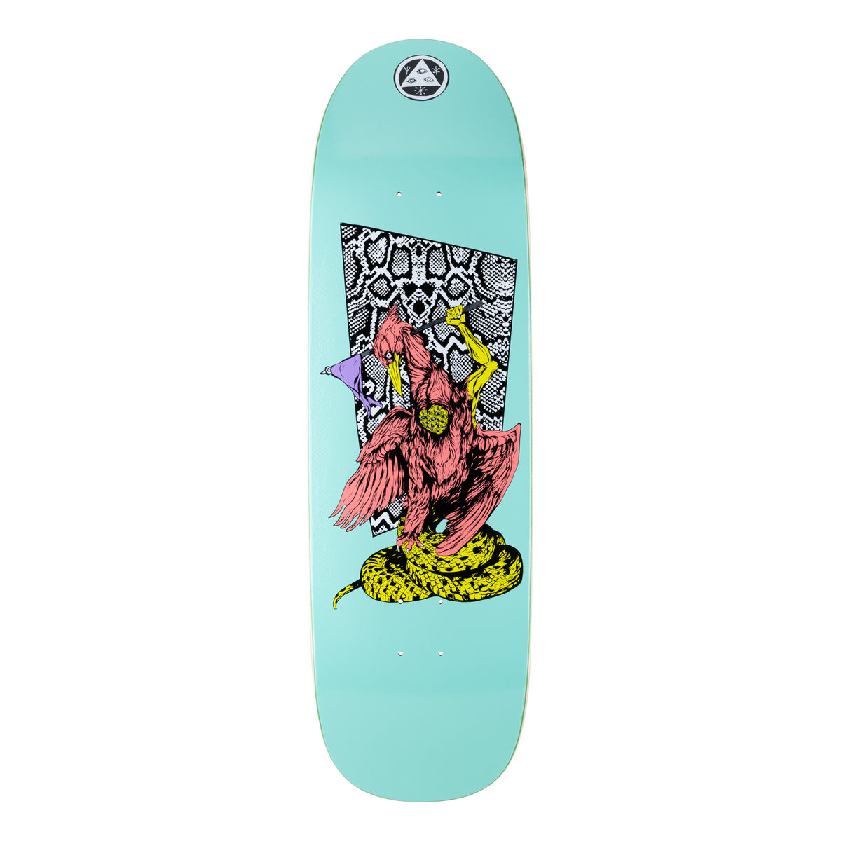 Welcome Twenty Eyes on Boline - Teal - 9.25 deck