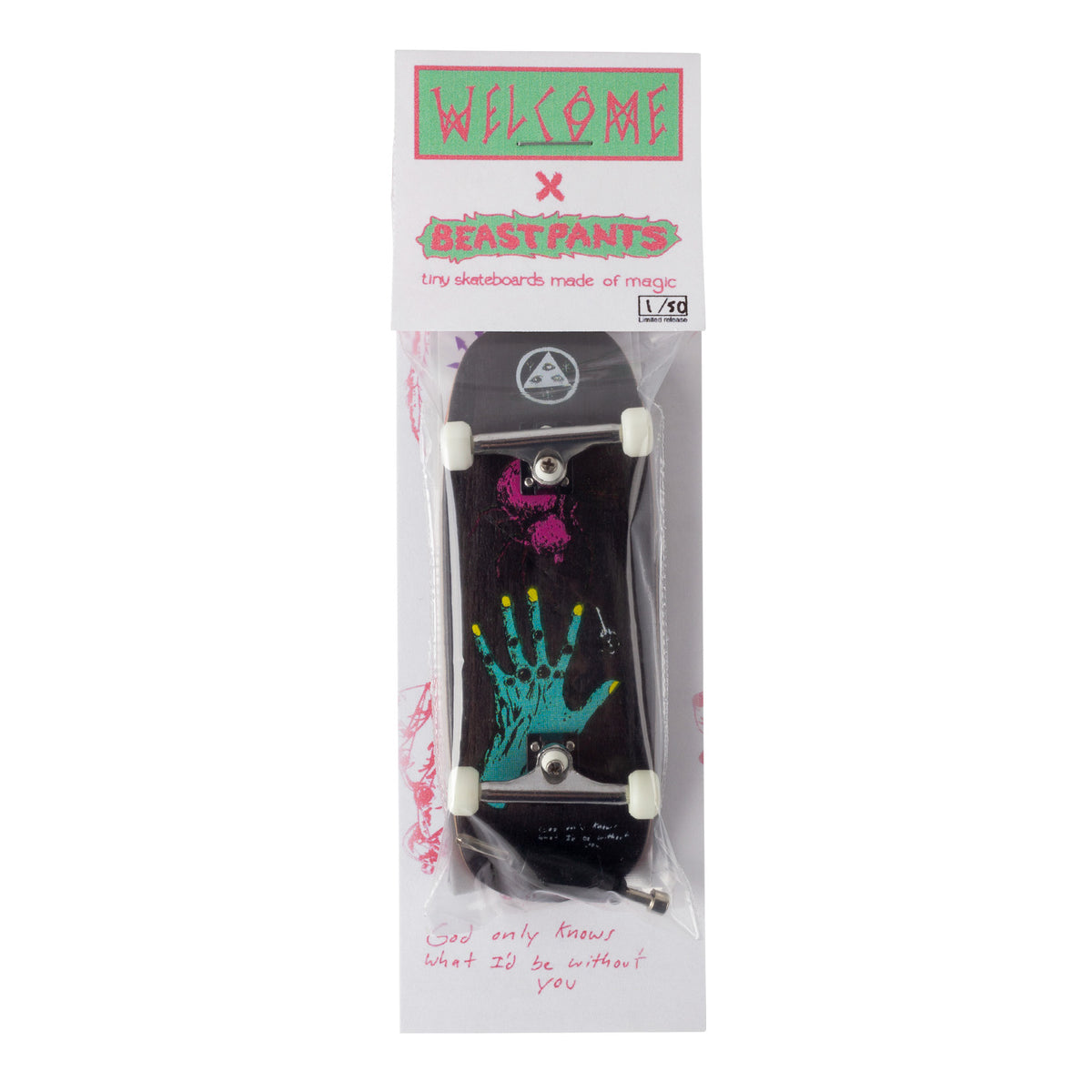 Welcome X BeastPants Fingerboard - Gateway deck