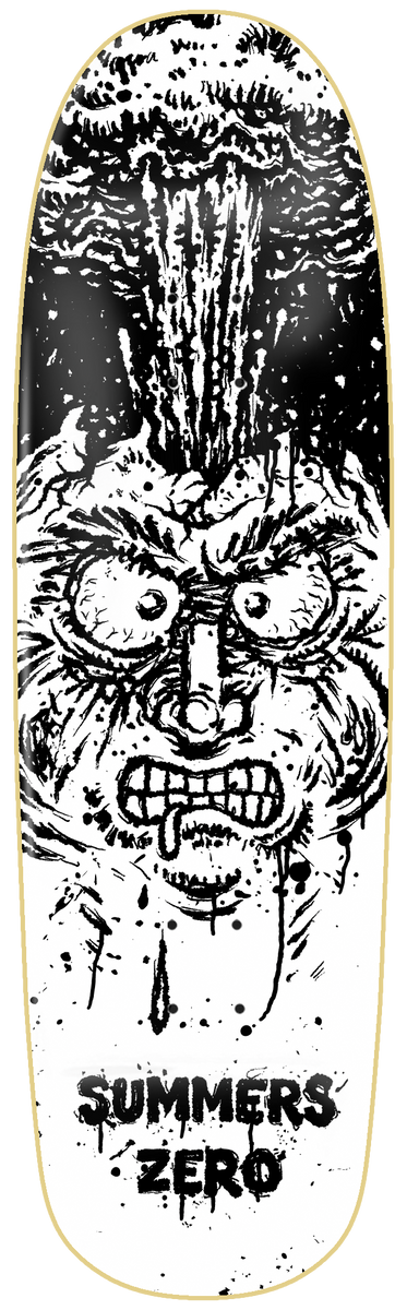 Zero Summers - Meltdown - Shaped - 9.25 deck