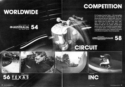 Worldwide Skateboard Competition Circuit