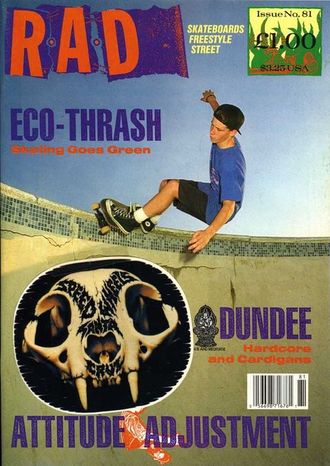 Cover of R.a.D Magazine November 1989