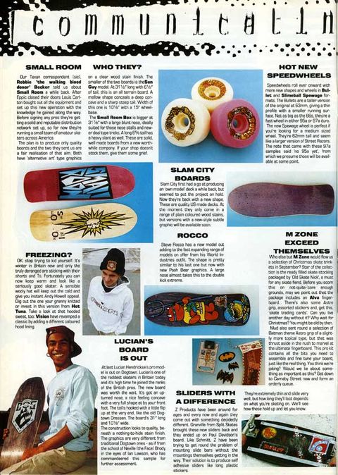 New Skateboard Products, November 1989 R.a.D Magazine