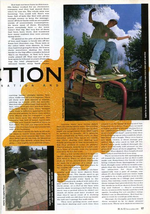 Disconnection – Skateboarding in Newbury in 1989 (Part 2)