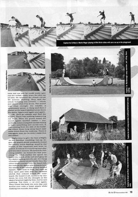 Disconnection – Skateboarding in Newbury 1989 (Part 4)