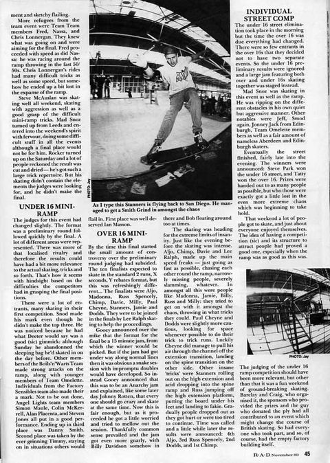Dundee Factory Skatepark Competition 1989 (Part 5)