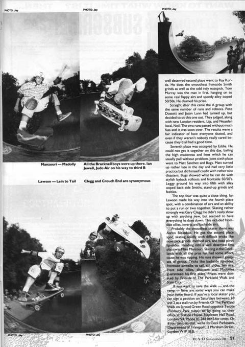 Parkland Walk Skateboard Competition (Part 3)
