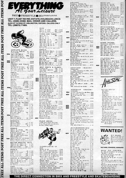 R.a.D Issue 58 Everything at Your Leisure Advert