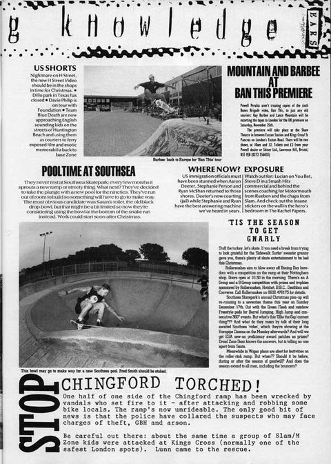 Skateboarding, Smash Hits and Bruce Forsyth