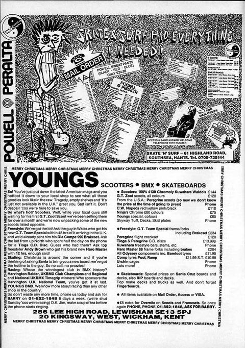 R.a.D Issue 58 Skate'n'Surf and Youngs Adverts