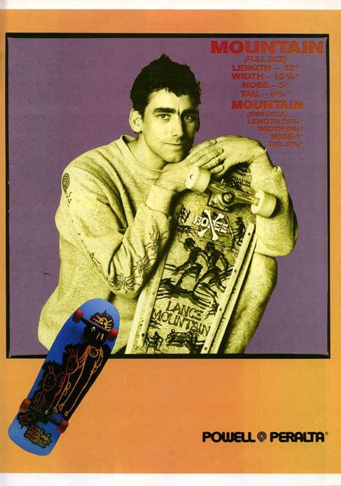 Lance Mountain Powell Advert 1989