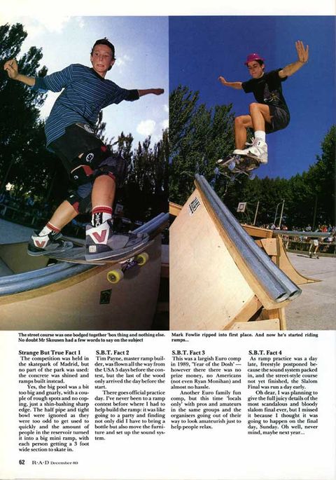 Danish Street Skaters in Madrid Comp