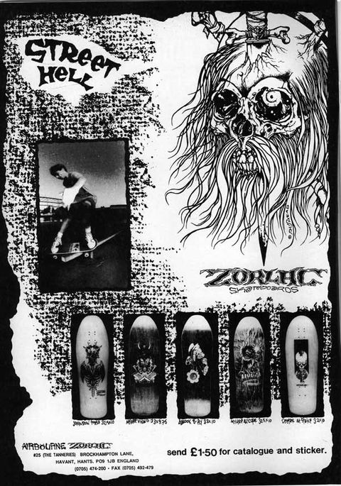 Airbourne Zorlac Street Hell Advert