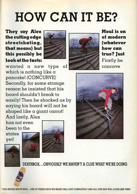 Death Box Alex Moul Advert from 1991