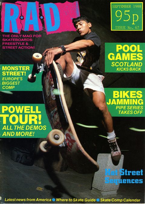 Steve Caballero, South Bank, London, 1988.