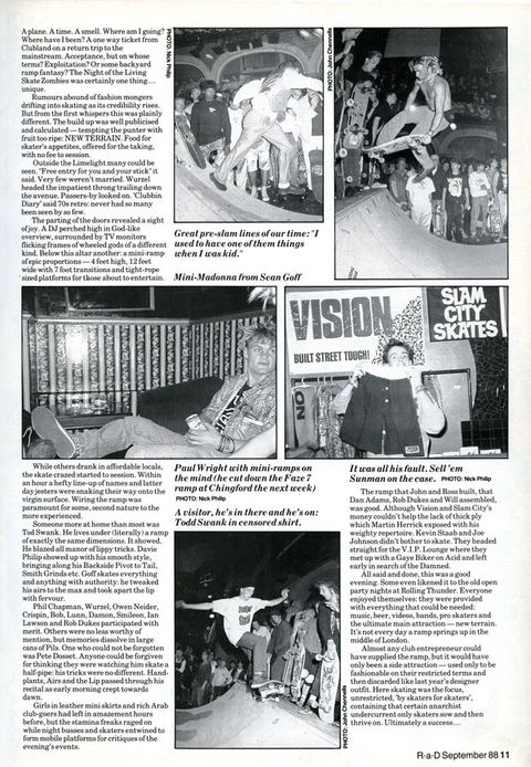 Paul Wright, Todd Swank and other Luminaries in the Limelight
