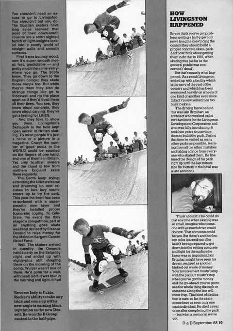 How Livingston Happened — footnote on the early history of the skatepark