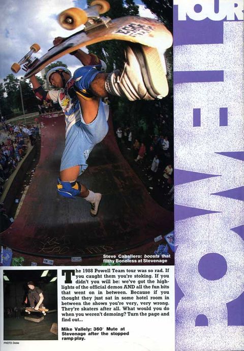 Steve Caballero and Mike Vallely: Stevenage Skatepark 1988