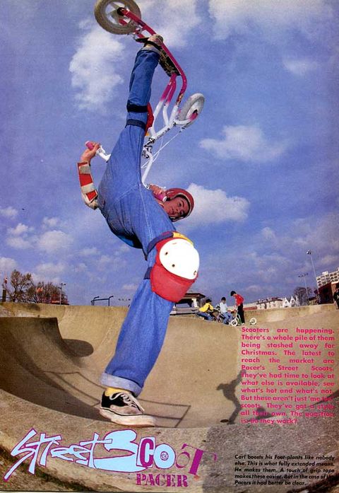 Pacer Street Scooter at Southsea Skatepark from Rad Magazine